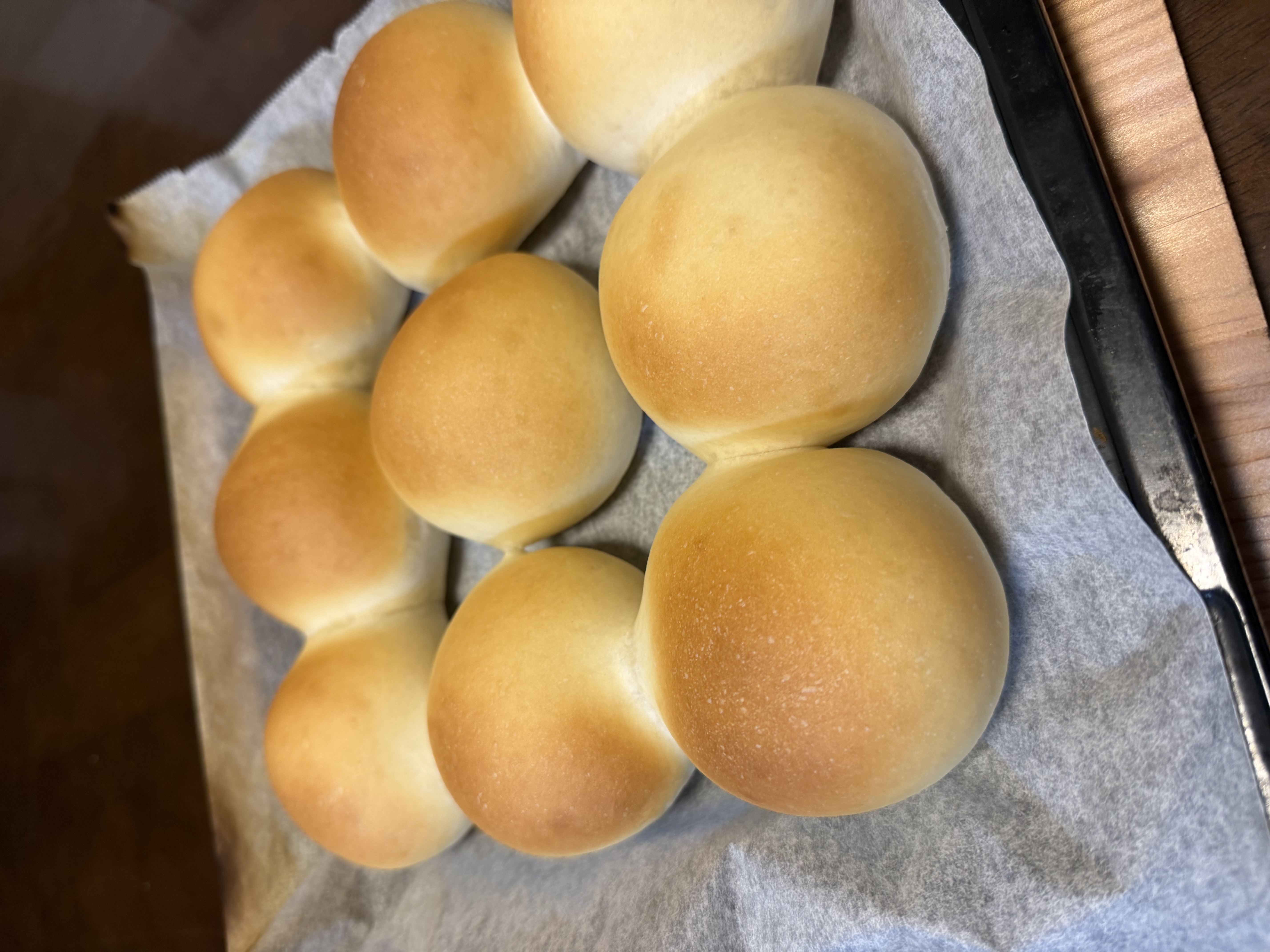 丸パン焼き上がり 8回目